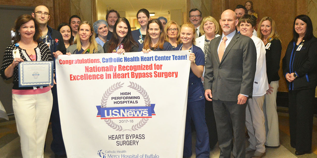 U.S. News & World Report Recognizes Mercy Hospital of Buffalo as High Performing Hospital For Heart Bypass Surgery
