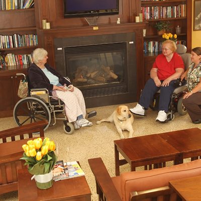 Lobby of OLV Senior Neighborhood